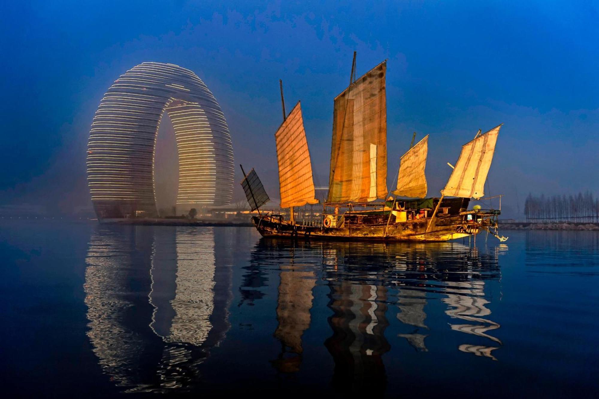 Sheraton Huzhou Taihu Lake Hot Spring Resort & Spa Exteriör bild